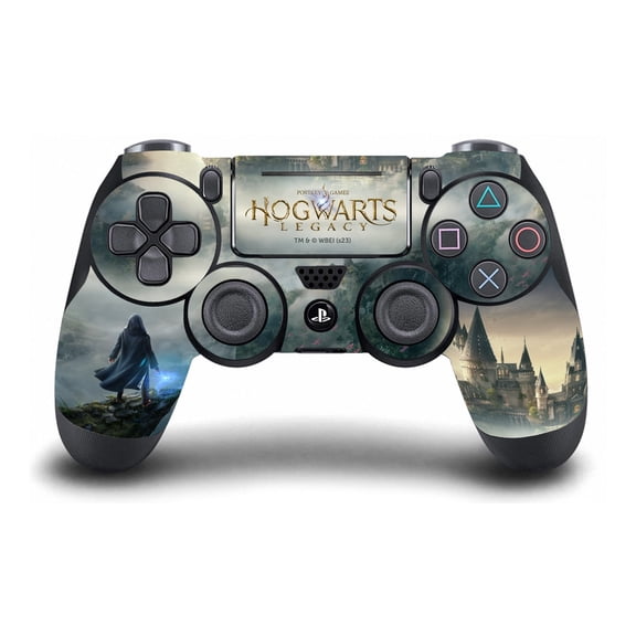 Head Case Designs Officially Licensed Hogwarts Legacy Graphics Key Art Vinyl Sticker Skin Decal Cover Compatible with Sony DualShock 4 Controller