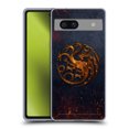 thumbnail image 1 of Head Case Designs Officially Licensed House Of The Dragon: Television Series Graphics Targaryen Emblem Soft Gel Case Compatible with Google Pixel 7a, 1 of 7