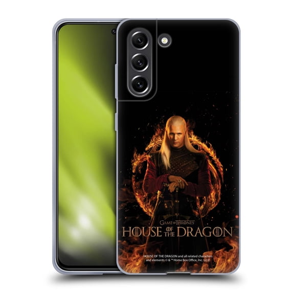 Head Case Designs Officially Licensed House Of The Dragon: Television Series Key Art Daemon Soft Gel Case Compatible with Samsung Galaxy S21 FE 5G