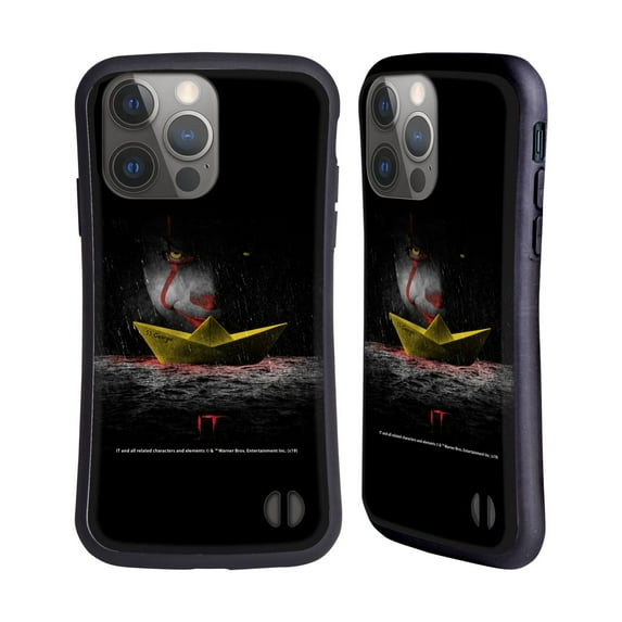 Head Case Designs Officially Licensed IT Movie Graphics Pennywise 2 Hybrid Case Compatible with Apple iPhone 14 Pro