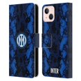thumbnail image 1 of Head Case Designs Officially Licensed Inter Milan 2021/22 Crest Kit Home Leather Book Wallet Case Cover Compatible with Apple iPhone 13, 1 of 6