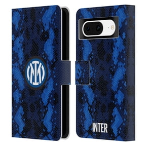 Head Case Designs Officially Licensed Inter Milan 2021/22 Crest Kit Home Leather Book Wallet Case Cover Compatible with Google Pixel 8