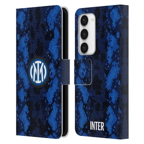 Head Case Designs Officially Licensed Inter Milan 2021/22 Crest Kit Home Leather Book Wallet Case Cover Compatible with Samsung Galaxy S23 5G
