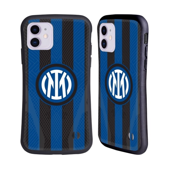 Head Case Designs Officially Licensed Inter Milan 2022/23 Crest Kit Home Hybrid Case Compatible with Apple iPhone 11