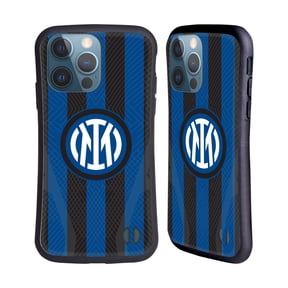 Head Case Designs Officially Licensed Inter Milan 2022/23 Crest Kit Home Hybrid Case Compatible with Apple iPhone 13 Pro