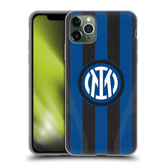 Head Case Designs Officially Licensed Inter Milan 2022/23 Crest Kit Home Soft Gel Case Compatible with Apple iPhone 11 Pro Max