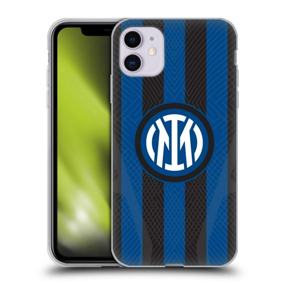 Head Case Designs Officially Licensed Inter Milan 2022/23 Crest Kit Home Soft Gel Case Compatible with Apple iPhone 11