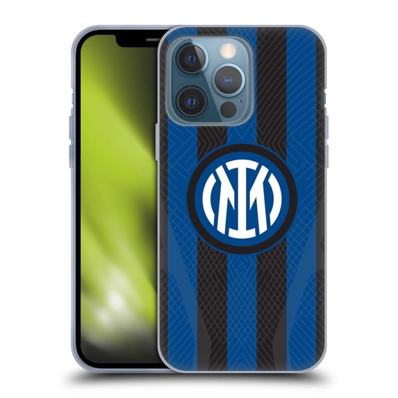 Head Case Designs Officially Licensed Inter Milan 2022/23 Crest Kit Home Soft Gel Case Compatible with Apple iPhone 13 Pro