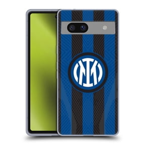 Head Case Designs Officially Licensed Inter Milan 2022/23 Crest Kit Home Soft Gel Case Compatible with Google Pixel 7a