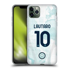 Head Case Designs Officially Licensed Inter Milan 2022/23 Players Away Kit Lautaro MartÃnez Soft Gel Case Compatible with Apple iPhone 11 Pro Max