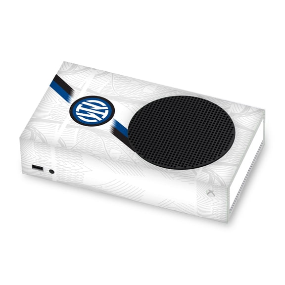 Head Case Designs Officially Licensed Inter Milan 2023/24 Crest Kit Away Vinyl Sticker Skin Decal Cover Compatible with Microsoft Xbox Series S Console