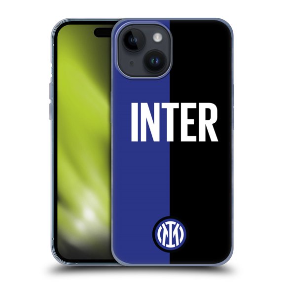 Head Case Designs Officially Licensed Inter Milan Badge Inter Milano Logo Soft Gel Case Compatible with Apple iPhone 15