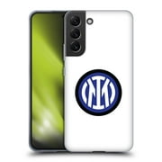 Head Case Designs Officially Licensed Inter Milan Badge Logo On White Soft Gel Case Compatible with Samsung Galaxy S22+ 5G