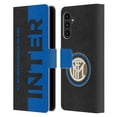 thumbnail image 1 of Head Case Designs Officially Licensed Inter Milan Graphics Half Leather Book Wallet Case Cover Compatible with Samsung Galaxy A13 5G (2021), 1 of 6