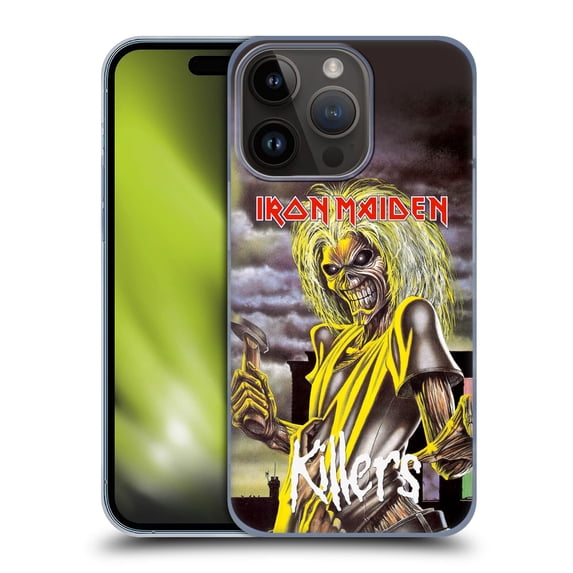 Head Case Designs Officially Licensed Iron Maiden Album Covers Killers Hard Back Case Compatible with Apple iPhone 15 Pro
