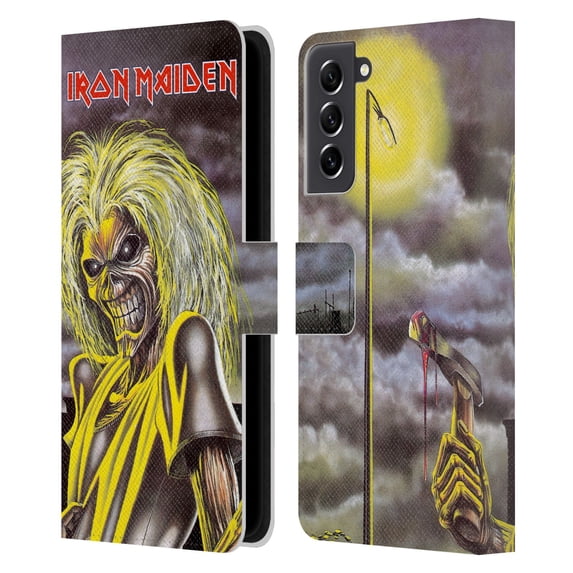 Head Case Designs Officially Licensed Iron Maiden Album Covers Killers Leather Book Wallet Case Cover Compatible with Samsung Galaxy S21 FE 5G