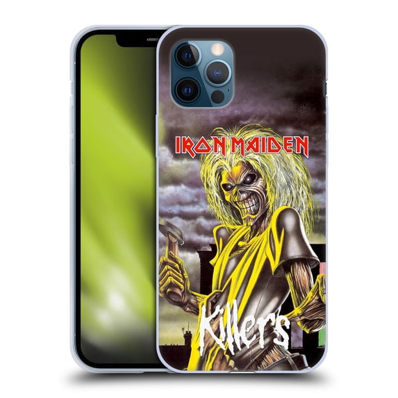 Head Case Designs Officially Licensed Iron Maiden Album Covers Killers Soft Gel Case Compatible with Apple iPhone 12 / iPhone 12 Pro