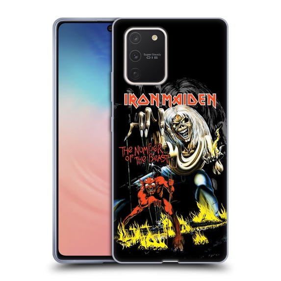 Head Case Designs Officially Licensed Iron Maiden Album Covers NOTB Soft Gel Case Compatible with Samsung Galaxy S10 Lite