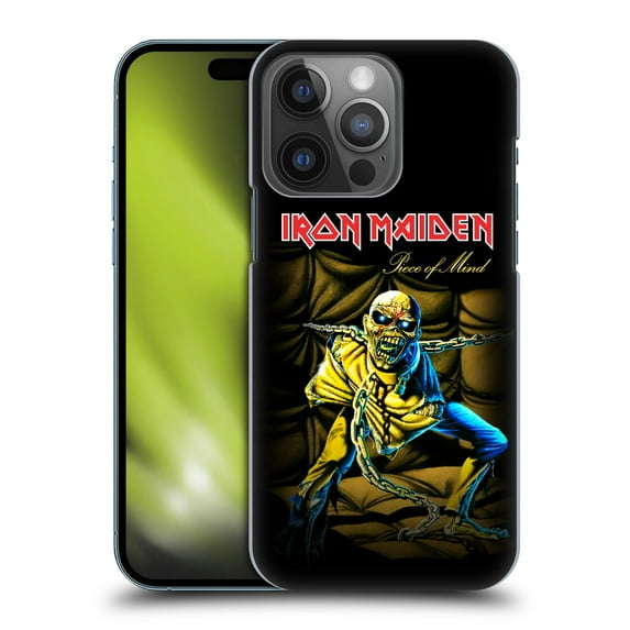 Head Case Designs Officially Licensed Iron Maiden Album Covers Piece Of Mind Hard Back Case Compatible with Apple iPhone 14 Pro
