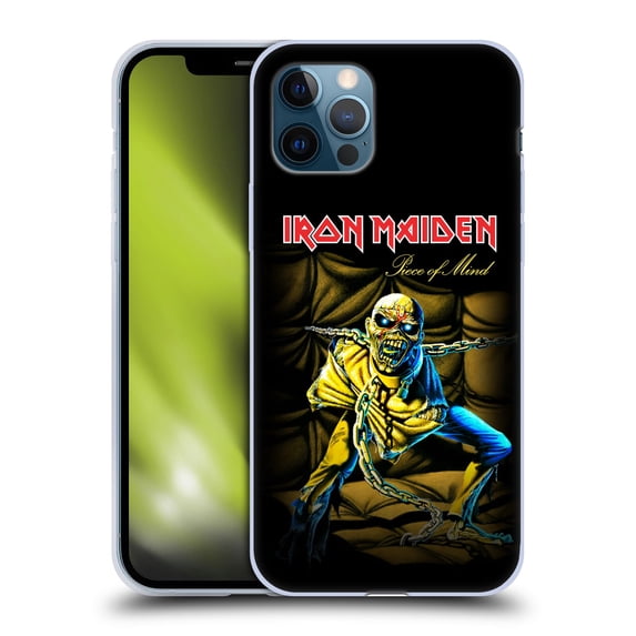 Head Case Designs Officially Licensed Iron Maiden Album Covers Piece Of Mind Soft Gel Case Compatible with Apple iPhone 12 / iPhone 12 Pro
