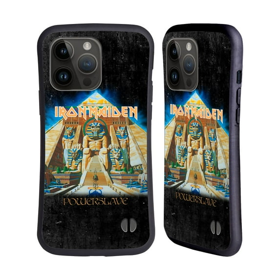 Head Case Designs Officially Licensed Iron Maiden Album Covers Powerslave Hybrid Case Compatible with Apple iPhone 15 Pro Max