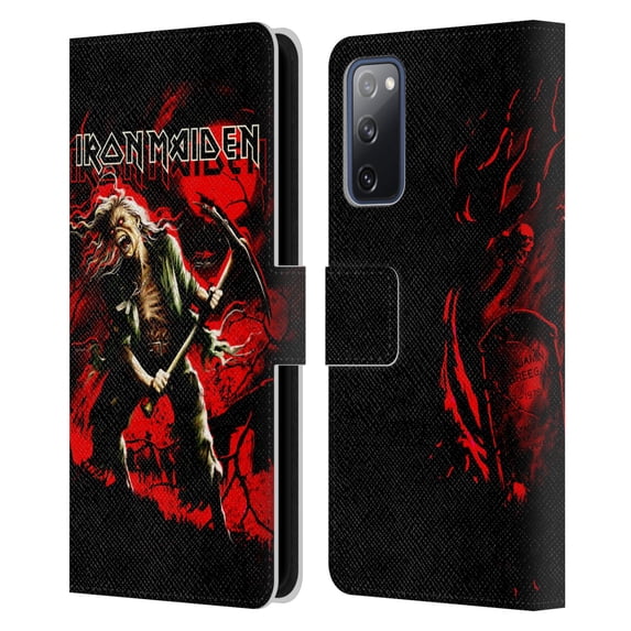 Head Case Designs Officially Licensed Iron Maiden Art Benjamin Breeg Leather Book Wallet Case Cover Compatible with Samsung Galaxy S20 FE / 5G