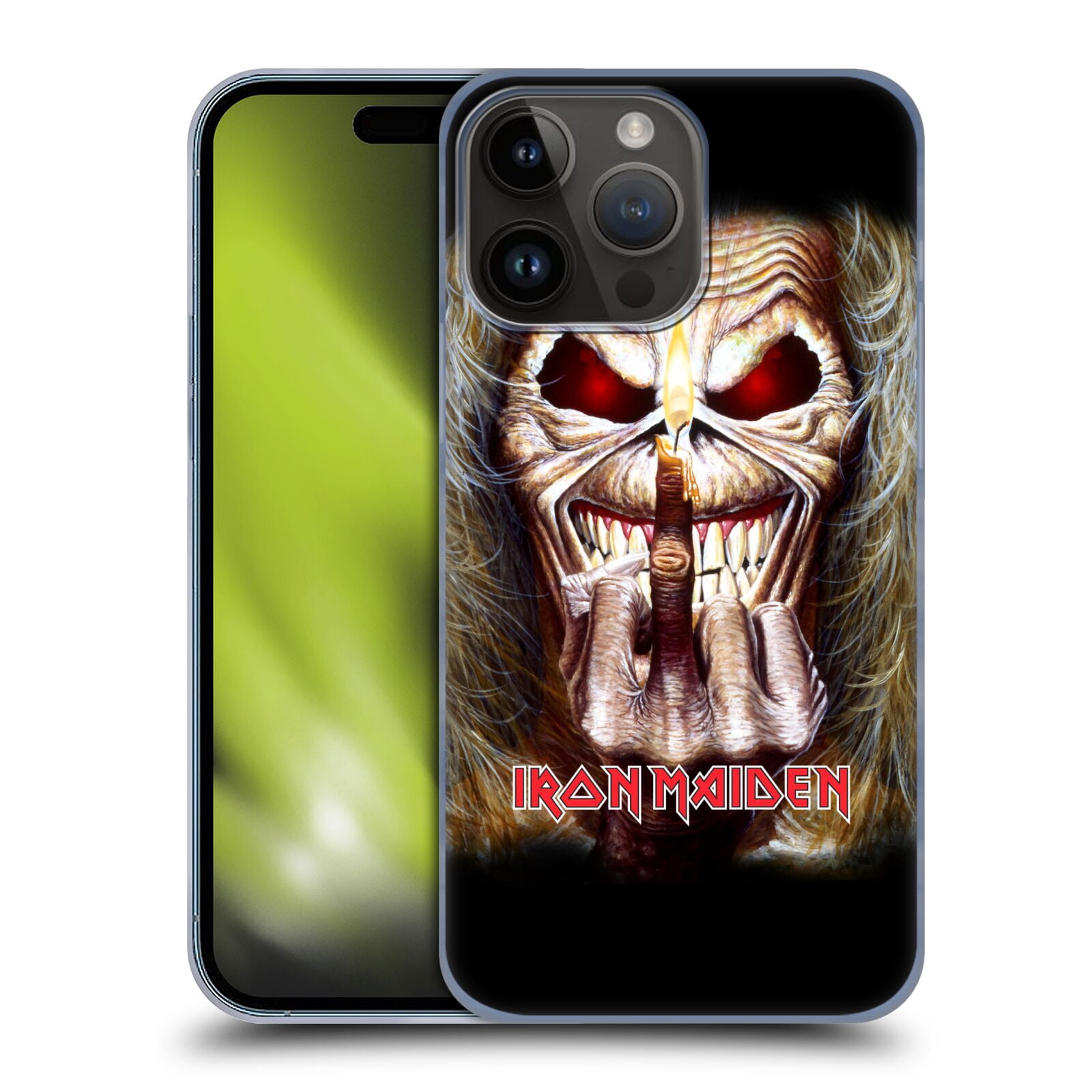 Iron Maiden エディ 金属製ケース Head Case Designs Officially Licensed Iron Maiden Art Candle