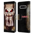 thumbnail image 1 of Head Case Designs Officially Licensed Iron Maiden Art Candle Finger Leather Book Wallet Case Cover Compatible with Samsung Galaxy S10+ / S10 Plus, 1 of 6
