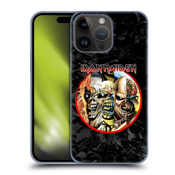 Head Case Designs Officially Licensed Iron Maiden Art Evolution Hard Back Case Compatible with Apple iPhone 15 Pro Max