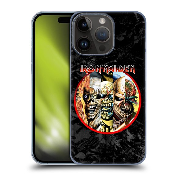 Head Case Designs Officially Licensed Iron Maiden Art Evolution Hard Back Case Compatible with Apple iPhone 15 Pro