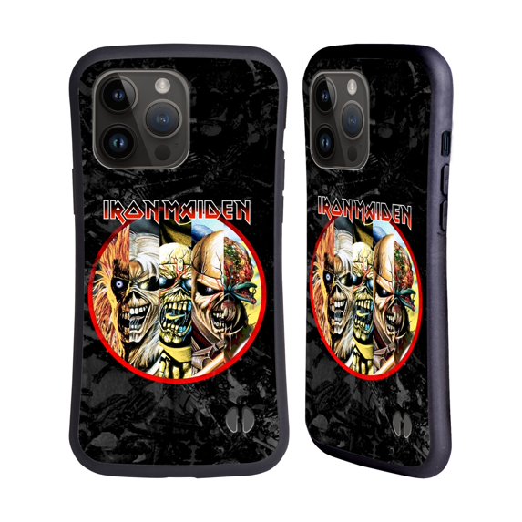 Head Case Designs Officially Licensed Iron Maiden Art Evolution Hybrid Case Compatible with Apple iPhone 15 Pro Max