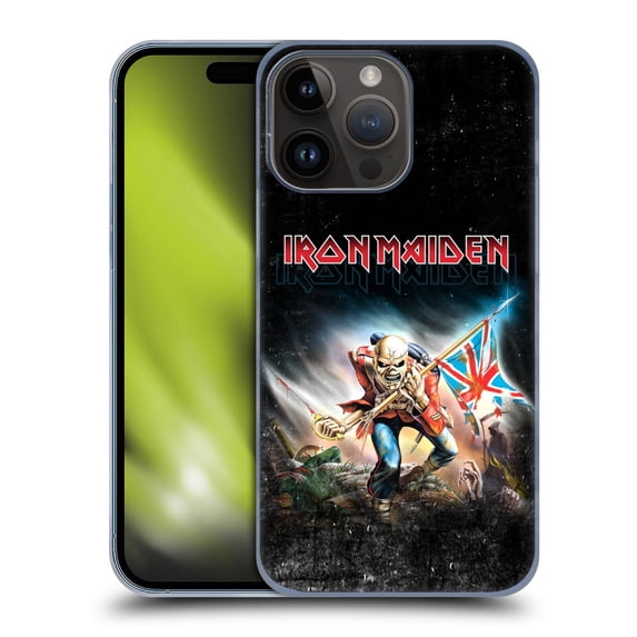 Head Case Designs Officially Licensed Iron Maiden Art Trooper 2016 Hard Back Case Compatible with Apple iPhone 15 Pro Max