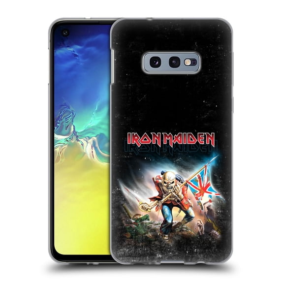 Head Case Designs Officially Licensed Iron Maiden Art Trooper 2016 Soft Gel Case Compatible with Samsung Galaxy S10e