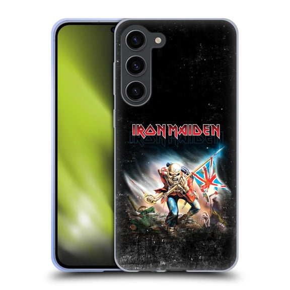 Head Case Designs Officially Licensed Iron Maiden Art Trooper 2016 Soft Gel Case Compatible with Samsung Galaxy S23+ 5G