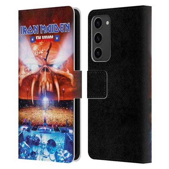 Head Case Designs Officially Licensed Iron Maiden Tours Concert Leather Book Wallet Case Cover Compatible with Samsung Galaxy S23+ 5G