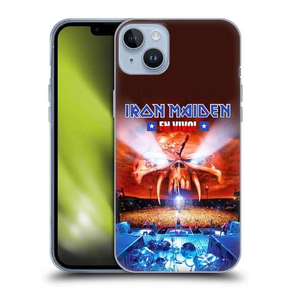 Head Case Designs Officially Licensed Iron Maiden Tours Concert Soft Gel Case Compatible with Apple iPhone 14 Plus