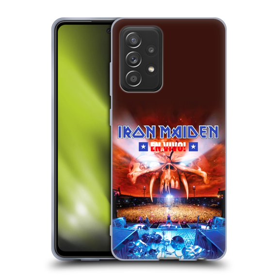 Head Case Designs Officially Licensed Iron Maiden Tours Concert Soft Gel Case Compatible with Samsung Galaxy A52 / A52s / 5G (2021)