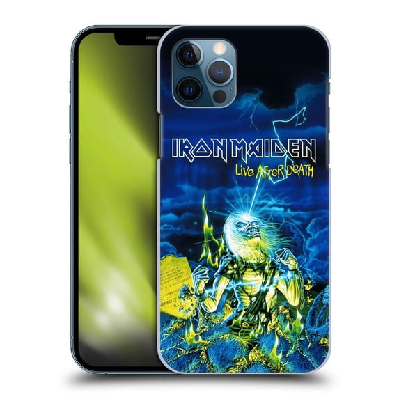 Head Case Designs Officially Licensed Iron Maiden Tours Live After Death Hard Back Case Compatible with Apple iPhone 12 / iPhone 12 Pro