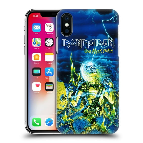 Head Case Designs Officially Licensed Iron Maiden Tours Live After Death Hard Back Case Compatible with Apple iPhone X / iPhone XS