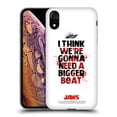 thumbnail image 1 of Head Case Designs Officially Licensed Jaws I Key Art Bigger Boat Soft Gel Case Compatible with Apple iPhone XR, 1 of 7