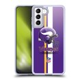 thumbnail image 1 of Head Case Designs NFL Minnesota Vikings Logo Helmet Soft Gel Case for Samsung Galaxy S21 5G, 1 of 7