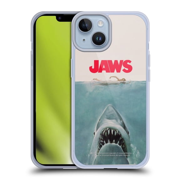 Head Case Designs Officially Licensed Jaws I Key Art Poster Soft Gel Case Compatible with Apple iPhone 14