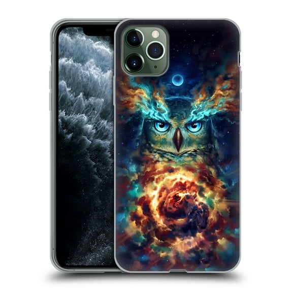 Head Case Designs Officially Licensed Jonas "JoJoesArt" Jödicke Wildlife 2 Aurowla Soft Gel Case Compatible with Apple iPhone 11 Pro Max