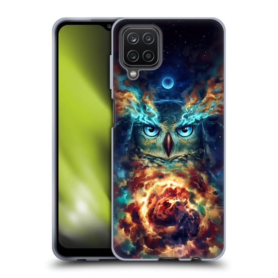 Head Case Designs Officially Licensed Jonas "JoJoesArt" Jödicke Wildlife 2 Aurowla Soft Gel Case Compatible with Samsung Galaxy A12 (2020)