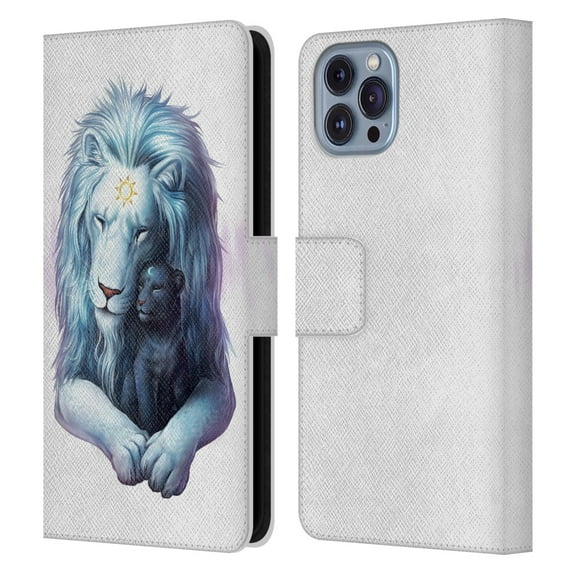 Head Case Designs Officially Licensed Jonas "JoJoesArt" Jödicke Wildlife 2 Child Of Light Leather Book Wallet Case Cover Compatible with Apple iPhone 14