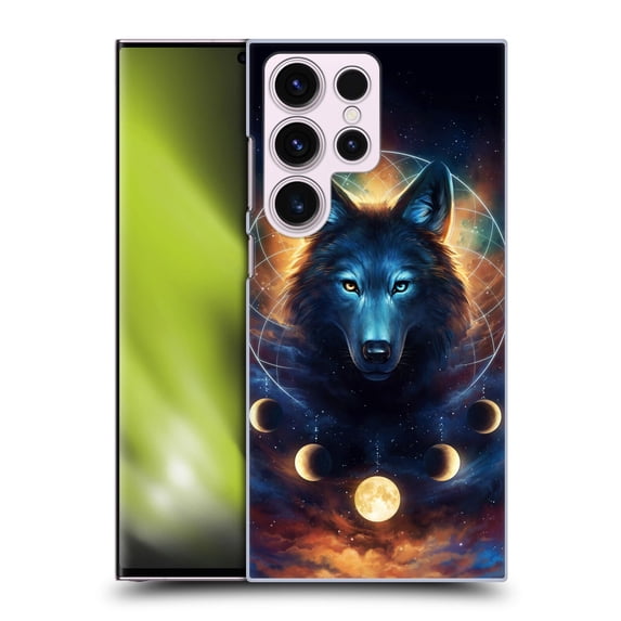 Head Case Designs Officially Licensed Jonas "JoJoesArt" Jödicke Wildlife 2 Dreamcatcher Wolf Hard Back Case Compatible with Samsung Galaxy S23 Ultra 5G