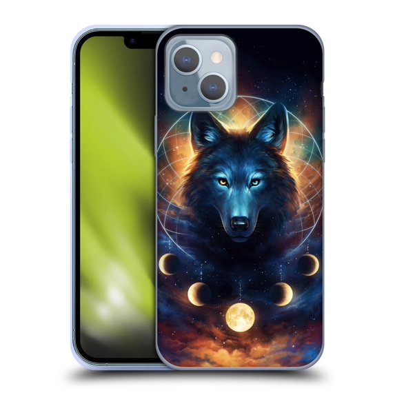 Head Case Designs Officially Licensed Jonas "JoJoesArt" Jödicke Wildlife 2 Dreamcatcher Wolf Soft Gel Case Compatible with Apple iPhone 14
