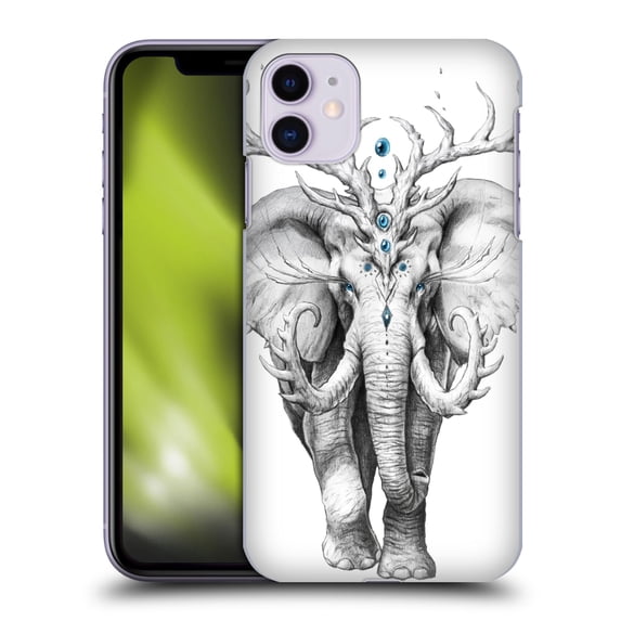 Head Case Designs Officially Licensed Jonas "JoJoesArt" Jödicke Wildlife 2 Elephant Soul Hard Back Case Compatible with Apple iPhone 11