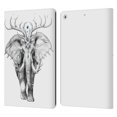 thumbnail image 1 of Head Case Designs Officially Licensed Jonas "JoJoesArt" Jödicke Wildlife 2 Elephant Soul Leather Book Wallet Case Cover Compatible with Apple iPad 10.2 2019/2020/2021, 1 of 6