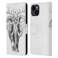 thumbnail image 1 of Head Case Designs Officially Licensed Jonas "JoJoesArt" Jödicke Wildlife 2 Elephant Soul Leather Book Wallet Case Cover Compatible with Apple iPhone 15, 1 of 6